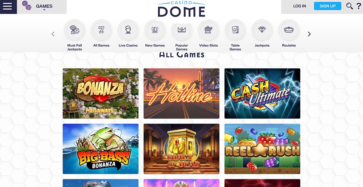 casino dome games