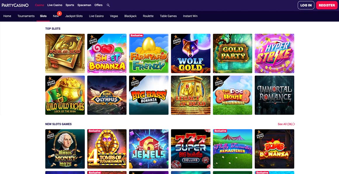 Party casino Slot Games