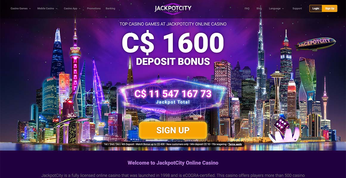 Jackpot City Casino review