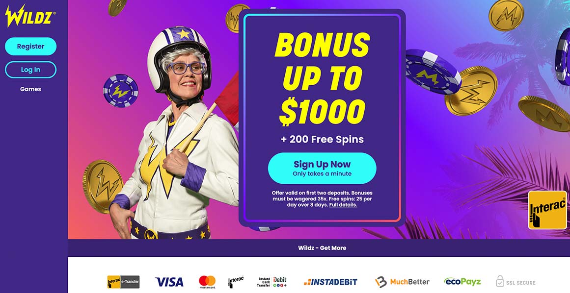 Wildz Casino Welcome Bonus