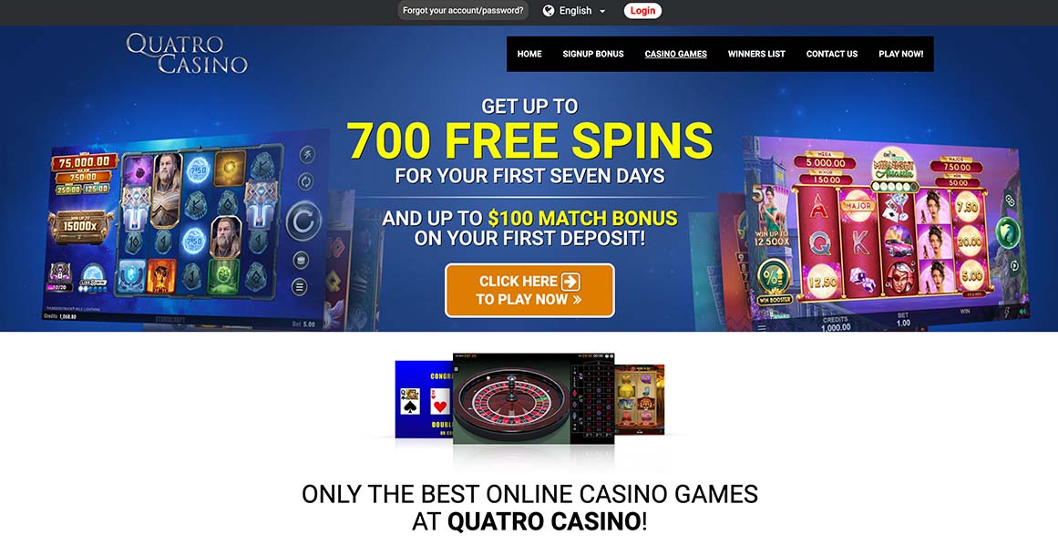 Quatro Casino Casino Games