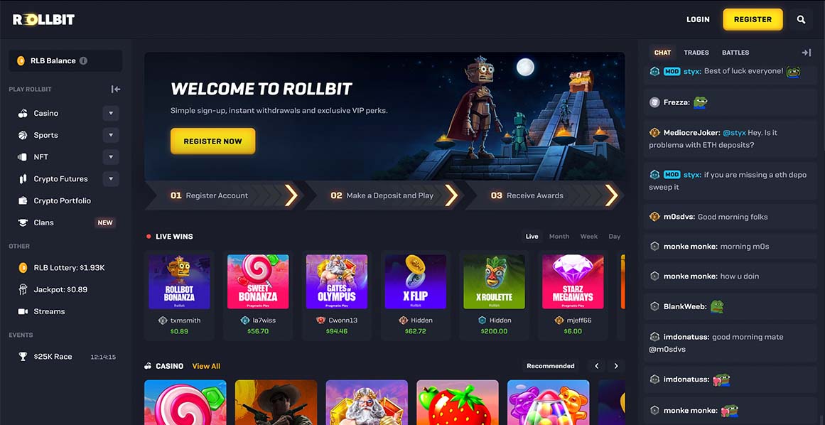 Rollbit Casino Welcome Bonus