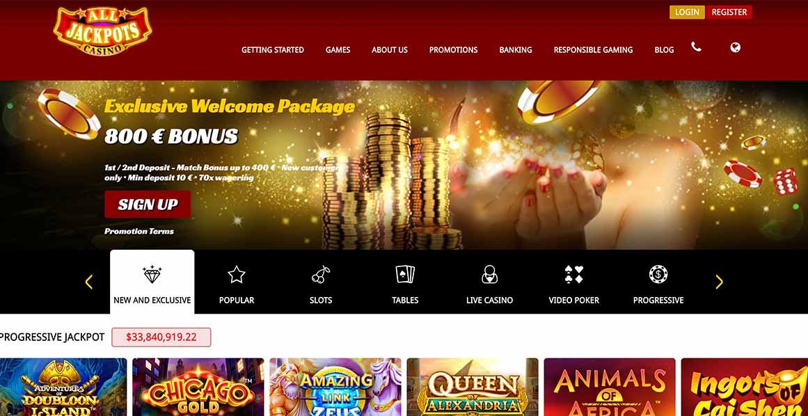 All Jackpots Casino