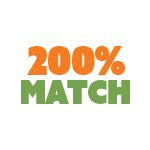 200% Match Bonus Codes