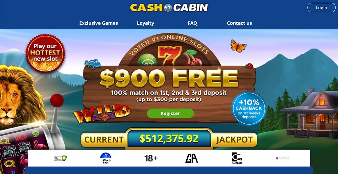 Cash Cabin Bonus Canada