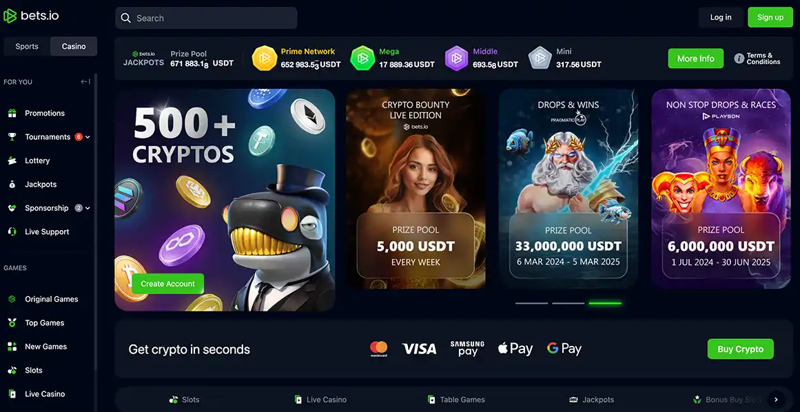 Bets IO Best Crypto Withdrawal
