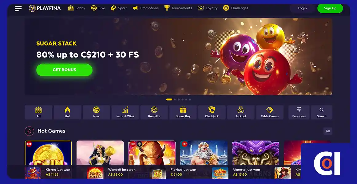 Playfina Casino Best Reload Casino